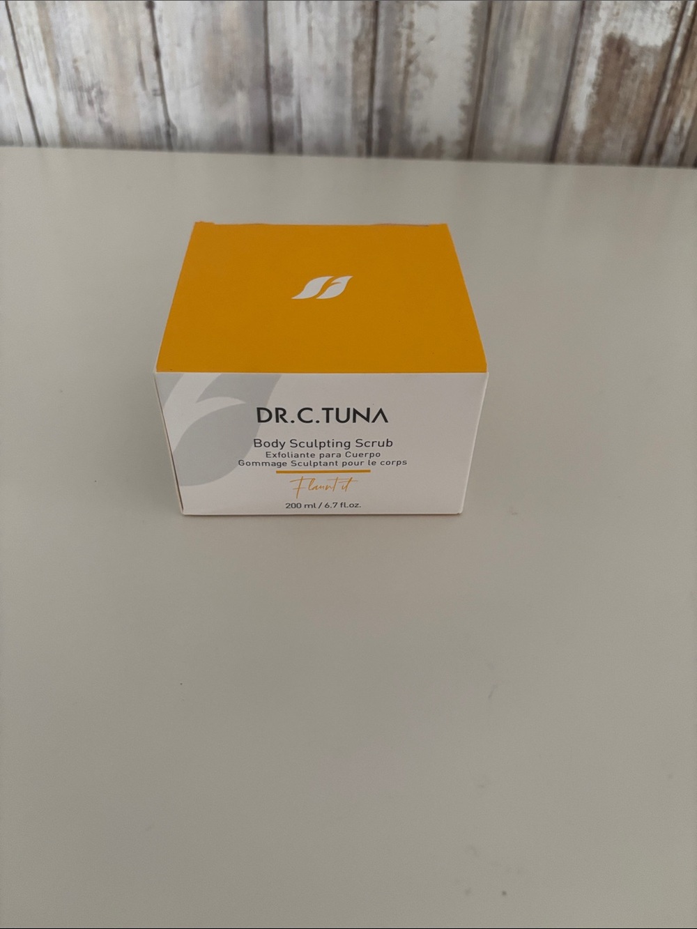 Body Sculpting Scrub - Yellow/White